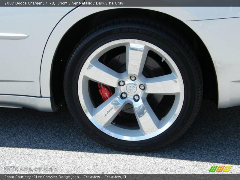 Bright Silver Metallic / Dark Slate Gray 2007 Dodge Charger SRT-8