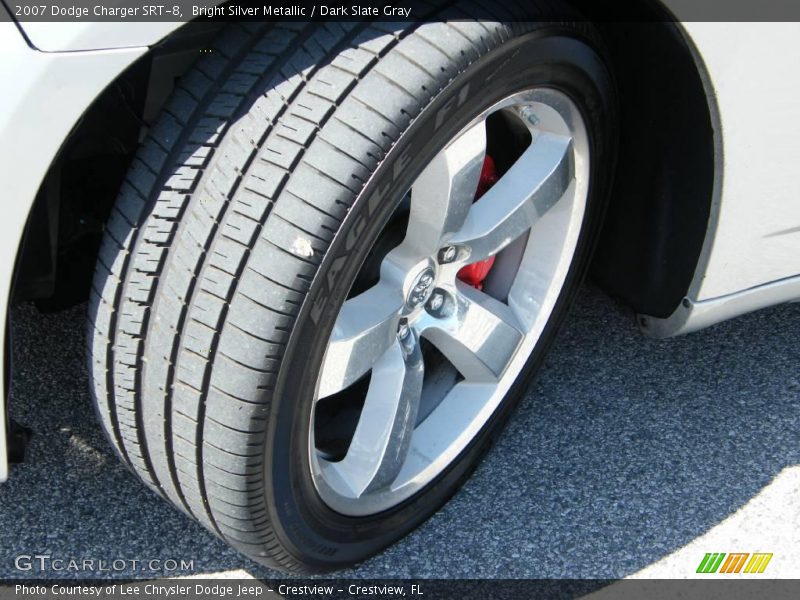Bright Silver Metallic / Dark Slate Gray 2007 Dodge Charger SRT-8
