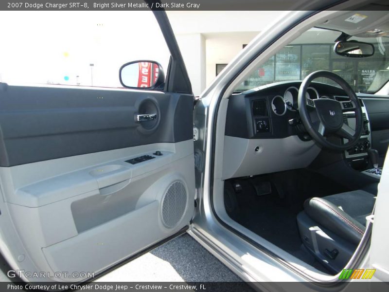 Bright Silver Metallic / Dark Slate Gray 2007 Dodge Charger SRT-8