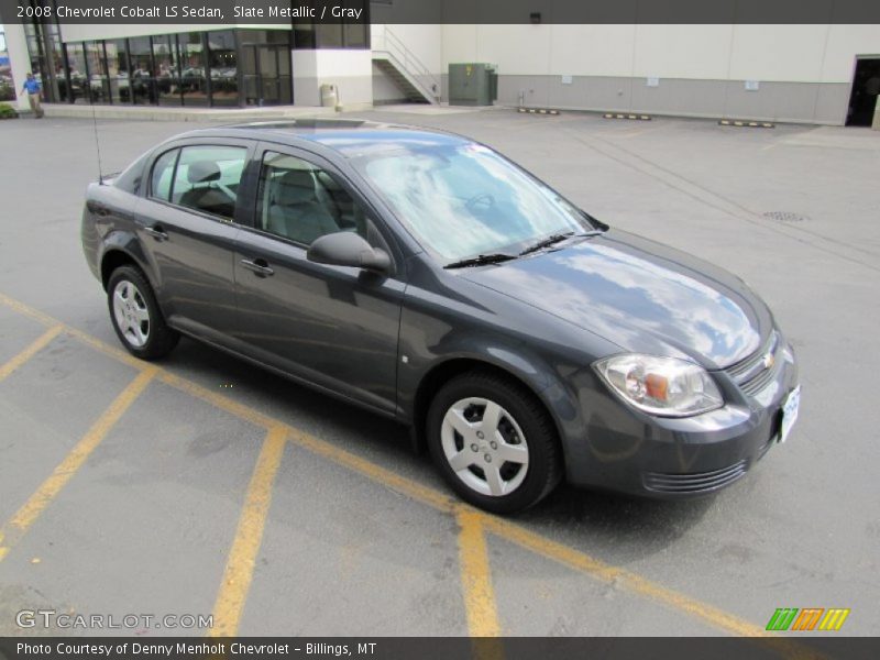 Slate Metallic / Gray 2008 Chevrolet Cobalt LS Sedan