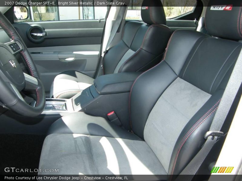 Bright Silver Metallic / Dark Slate Gray 2007 Dodge Charger SRT-8