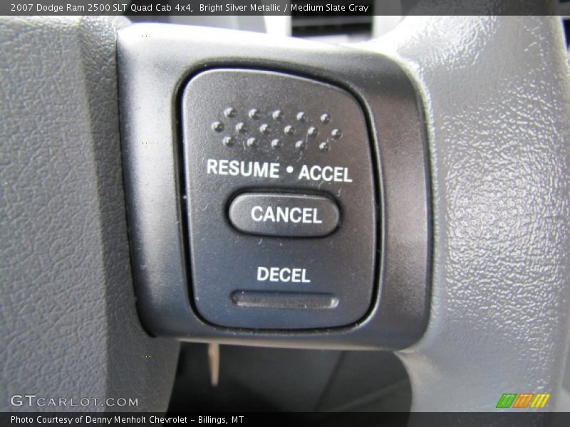 Controls of 2007 Ram 2500 SLT Quad Cab 4x4