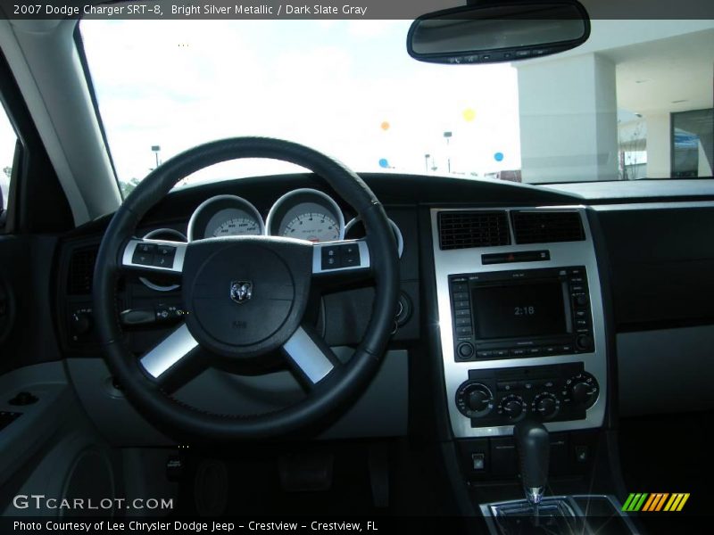 Bright Silver Metallic / Dark Slate Gray 2007 Dodge Charger SRT-8