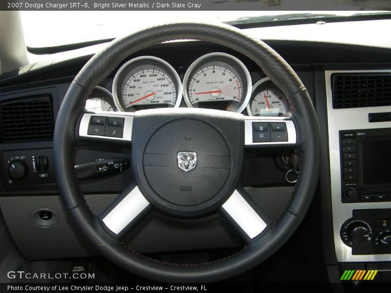 Bright Silver Metallic / Dark Slate Gray 2007 Dodge Charger SRT-8