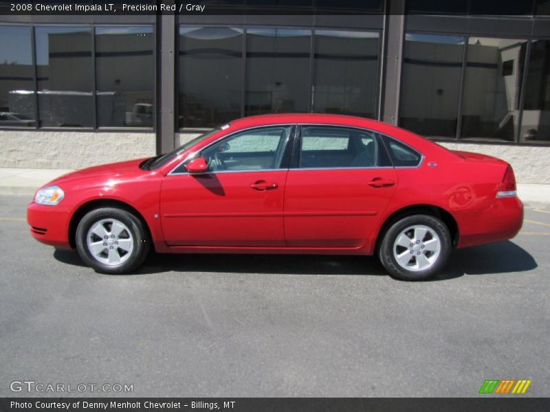 Precision Red / Gray 2008 Chevrolet Impala LT