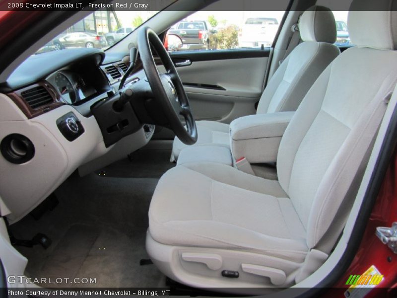 Precision Red / Gray 2008 Chevrolet Impala LT