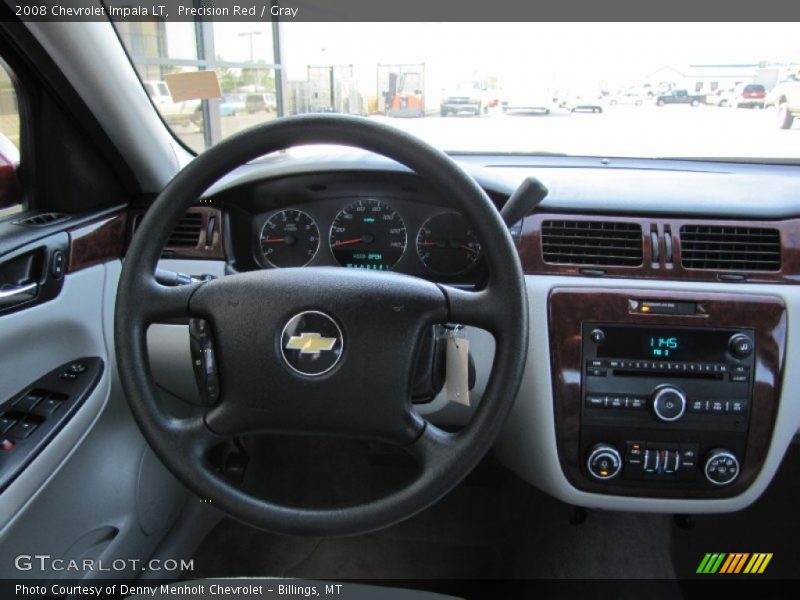 Precision Red / Gray 2008 Chevrolet Impala LT