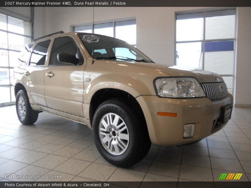 Dune Pearl Metallic / Pebble 2007 Mercury Mariner Premier 4WD