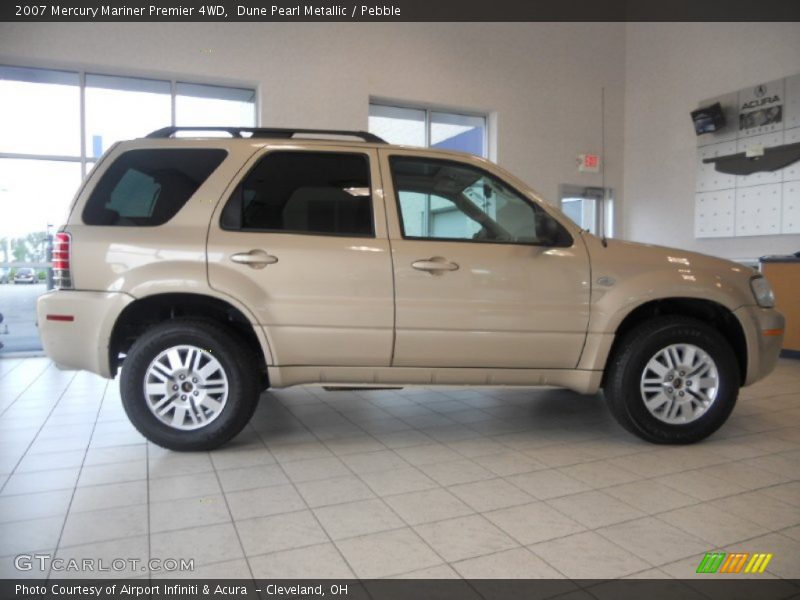 Dune Pearl Metallic / Pebble 2007 Mercury Mariner Premier 4WD