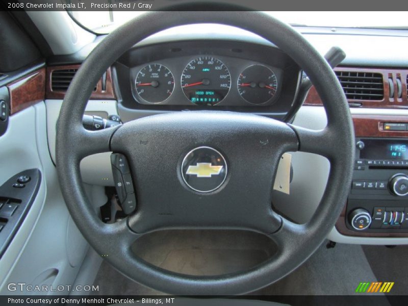 Precision Red / Gray 2008 Chevrolet Impala LT