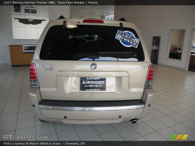 Dune Pearl Metallic / Pebble 2007 Mercury Mariner Premier 4WD