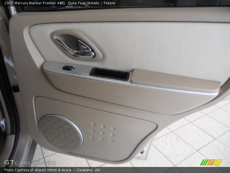 Dune Pearl Metallic / Pebble 2007 Mercury Mariner Premier 4WD