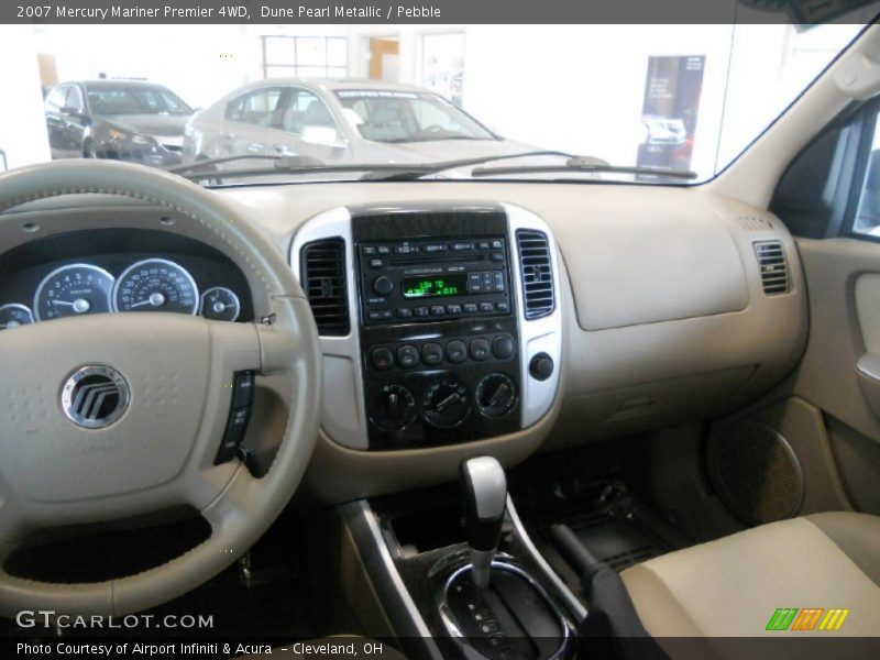 Dune Pearl Metallic / Pebble 2007 Mercury Mariner Premier 4WD