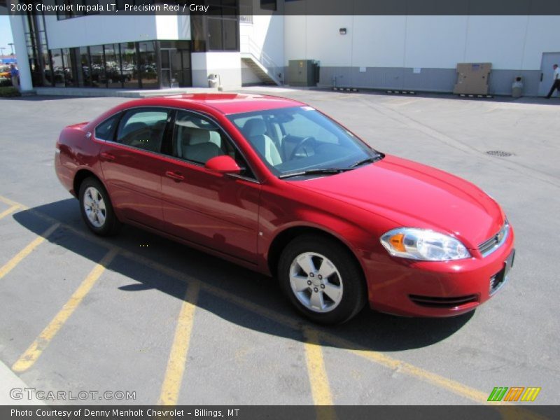Precision Red / Gray 2008 Chevrolet Impala LT