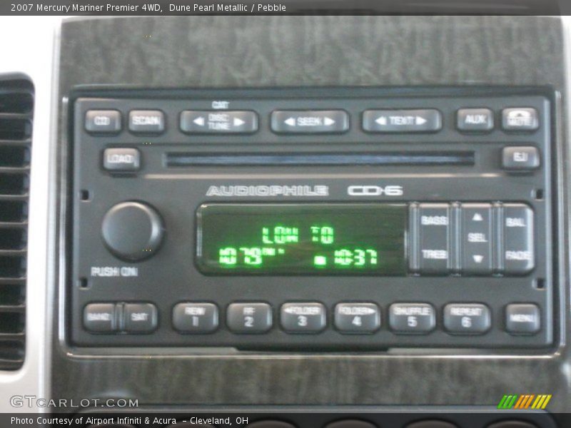 Dune Pearl Metallic / Pebble 2007 Mercury Mariner Premier 4WD