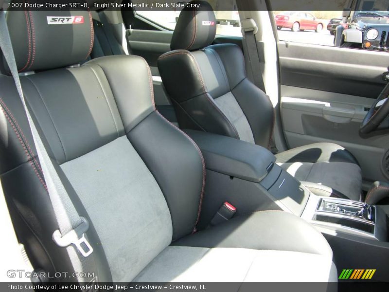 Bright Silver Metallic / Dark Slate Gray 2007 Dodge Charger SRT-8
