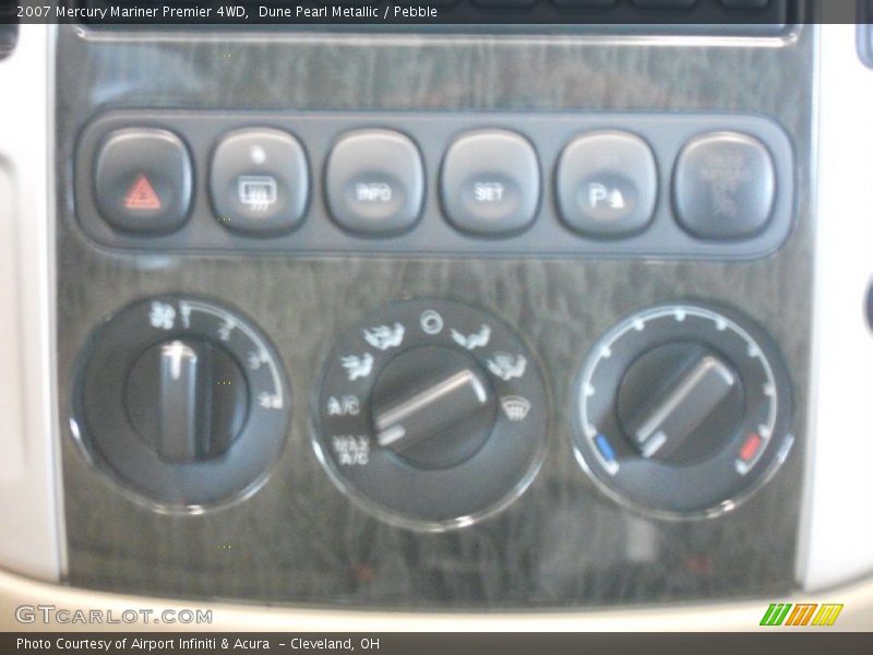 Dune Pearl Metallic / Pebble 2007 Mercury Mariner Premier 4WD