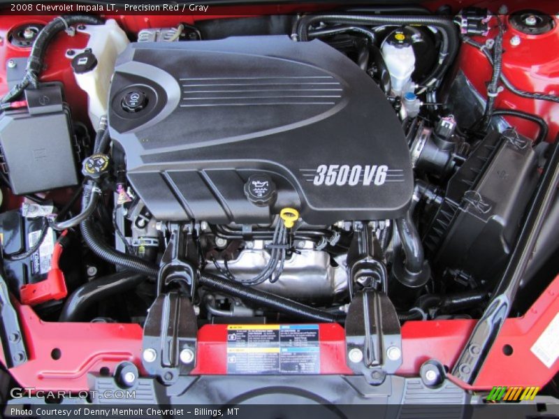 Precision Red / Gray 2008 Chevrolet Impala LT