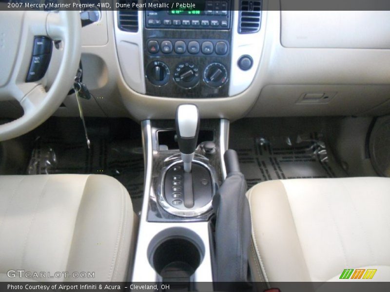 Dune Pearl Metallic / Pebble 2007 Mercury Mariner Premier 4WD
