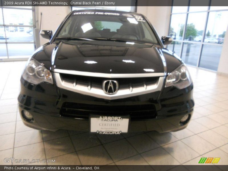 Crystal Black Pearl / Ebony 2009 Acura RDX SH-AWD Technology