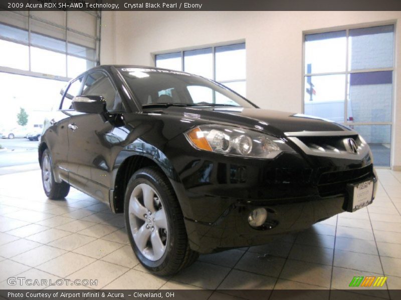 Crystal Black Pearl / Ebony 2009 Acura RDX SH-AWD Technology