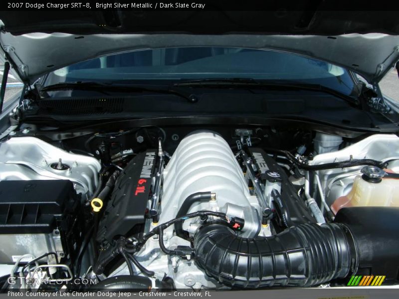 Bright Silver Metallic / Dark Slate Gray 2007 Dodge Charger SRT-8