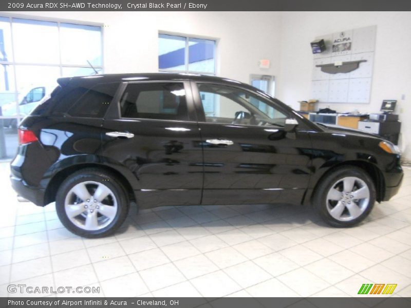 Crystal Black Pearl / Ebony 2009 Acura RDX SH-AWD Technology