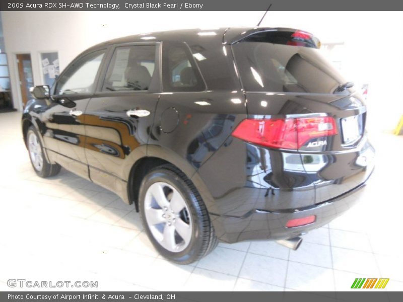 Crystal Black Pearl / Ebony 2009 Acura RDX SH-AWD Technology