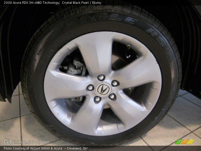 Crystal Black Pearl / Ebony 2009 Acura RDX SH-AWD Technology