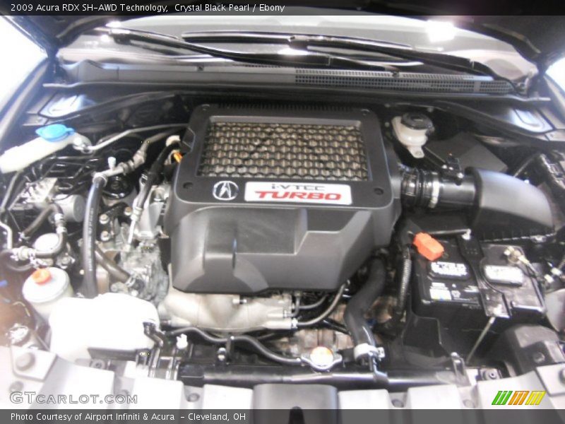 Crystal Black Pearl / Ebony 2009 Acura RDX SH-AWD Technology