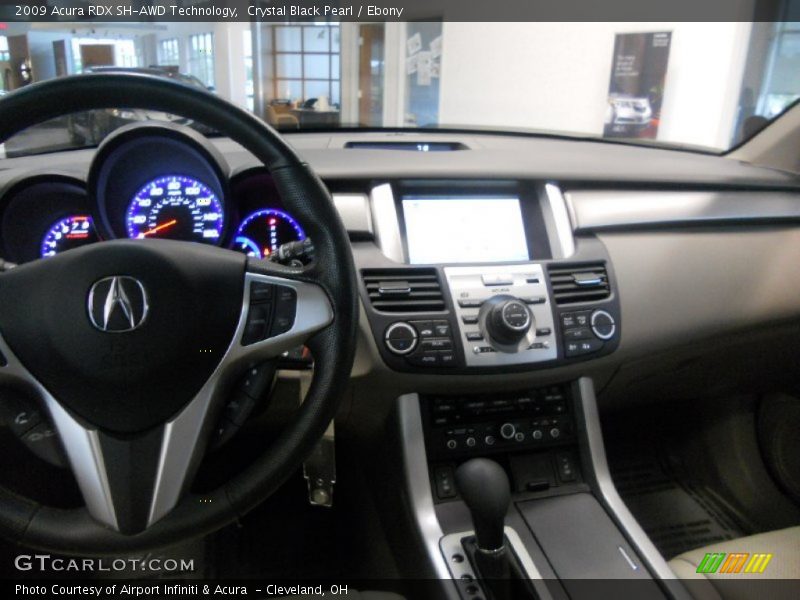 Crystal Black Pearl / Ebony 2009 Acura RDX SH-AWD Technology