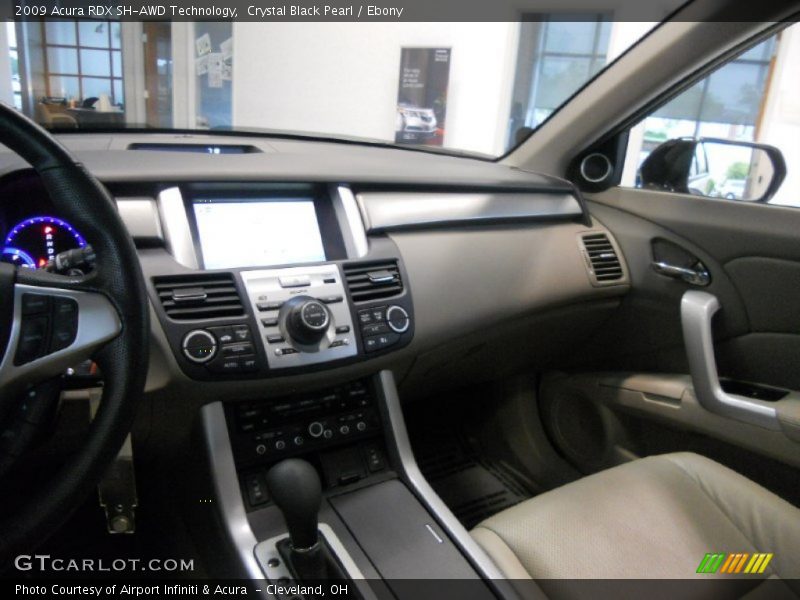 Crystal Black Pearl / Ebony 2009 Acura RDX SH-AWD Technology