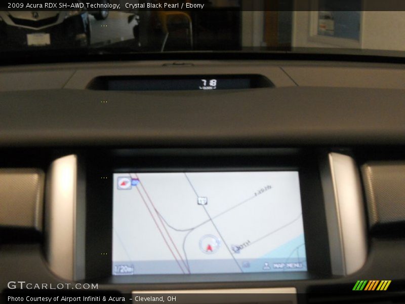 Crystal Black Pearl / Ebony 2009 Acura RDX SH-AWD Technology
