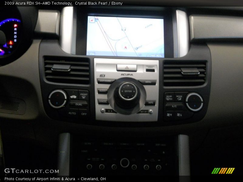 Crystal Black Pearl / Ebony 2009 Acura RDX SH-AWD Technology