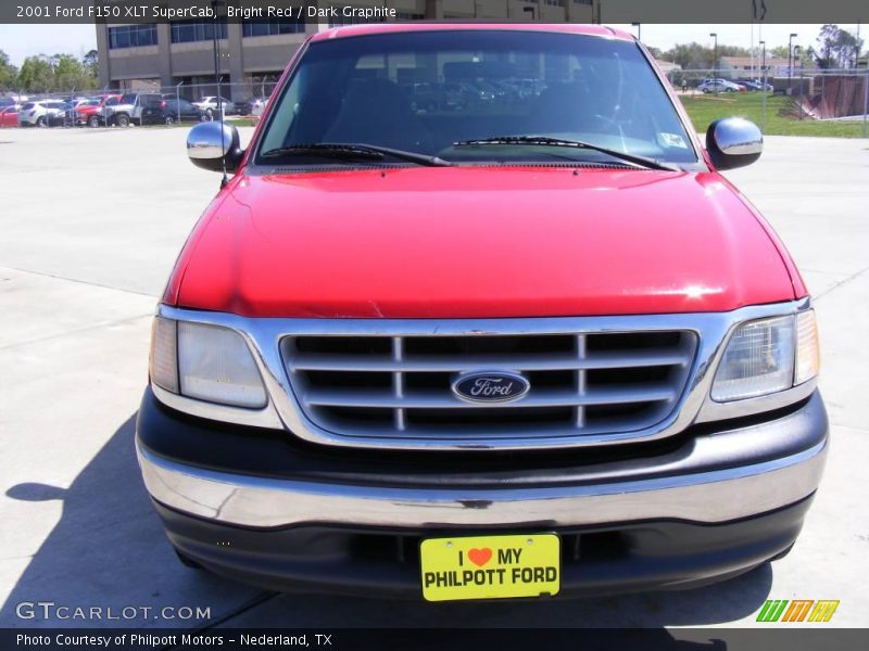 Bright Red / Dark Graphite 2001 Ford F150 XLT SuperCab