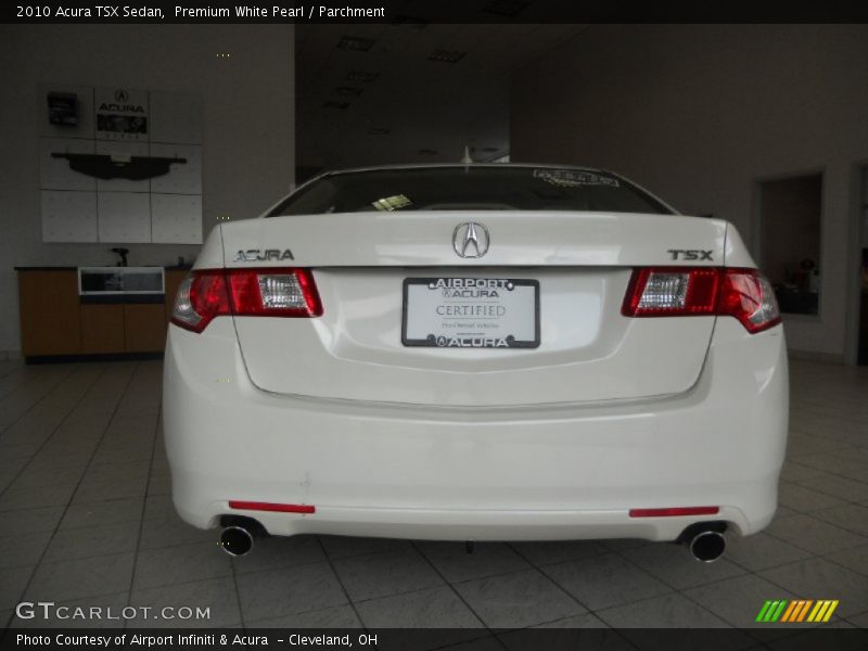 Premium White Pearl / Parchment 2010 Acura TSX Sedan