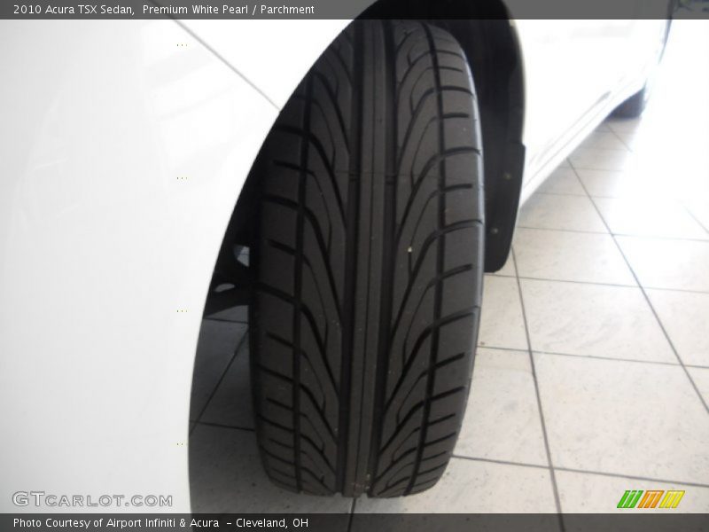 Premium White Pearl / Parchment 2010 Acura TSX Sedan