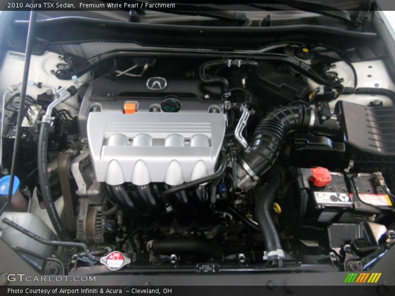 Premium White Pearl / Parchment 2010 Acura TSX Sedan