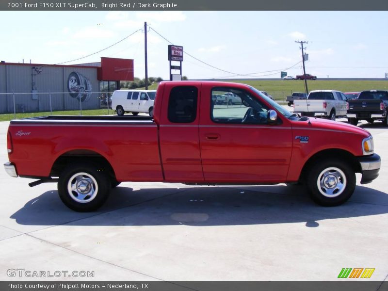 Bright Red / Dark Graphite 2001 Ford F150 XLT SuperCab