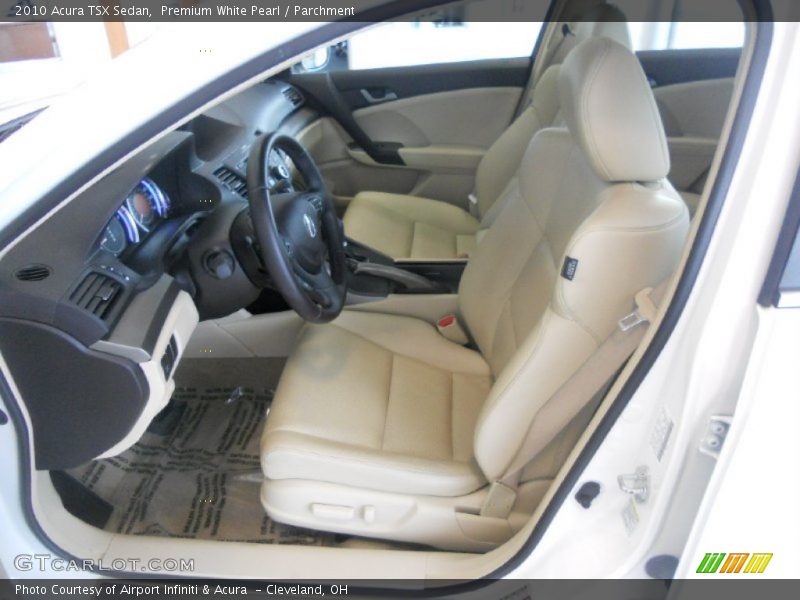 Premium White Pearl / Parchment 2010 Acura TSX Sedan