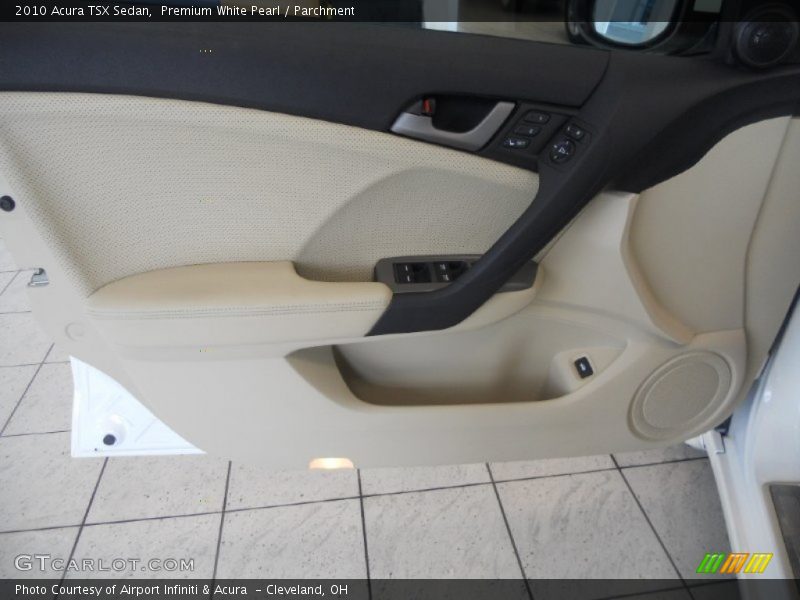 Premium White Pearl / Parchment 2010 Acura TSX Sedan