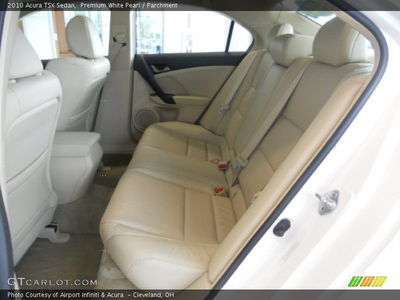 Premium White Pearl / Parchment 2010 Acura TSX Sedan