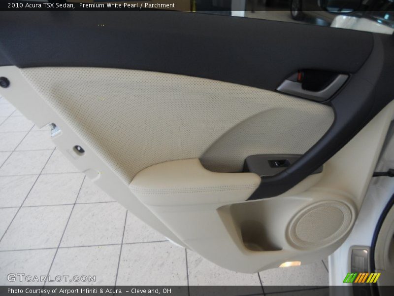 Premium White Pearl / Parchment 2010 Acura TSX Sedan