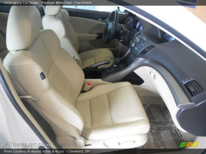 Premium White Pearl / Parchment 2010 Acura TSX Sedan