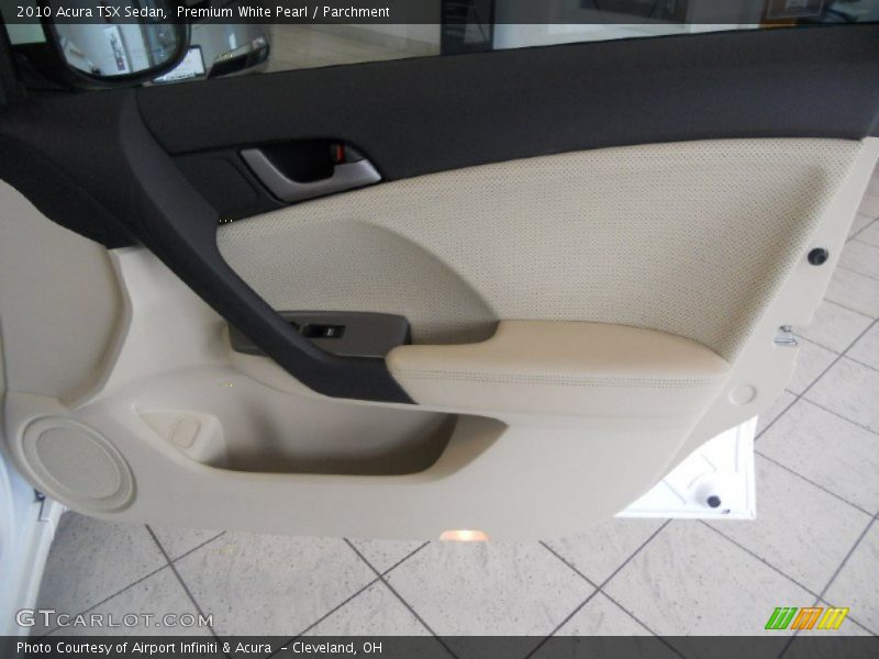 Premium White Pearl / Parchment 2010 Acura TSX Sedan