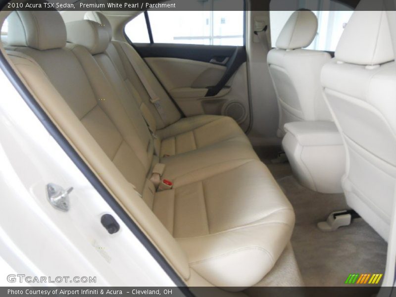Premium White Pearl / Parchment 2010 Acura TSX Sedan