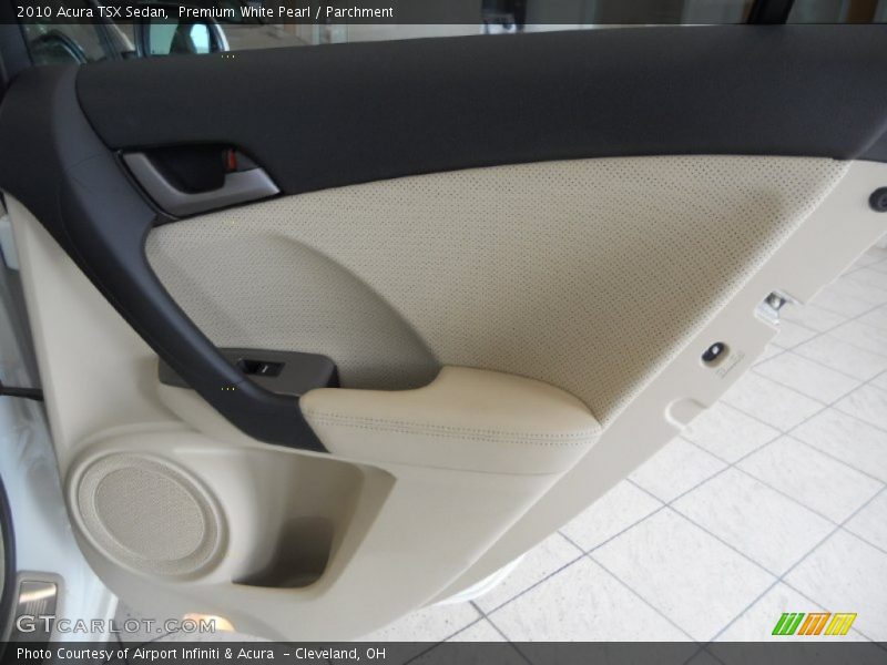 Premium White Pearl / Parchment 2010 Acura TSX Sedan