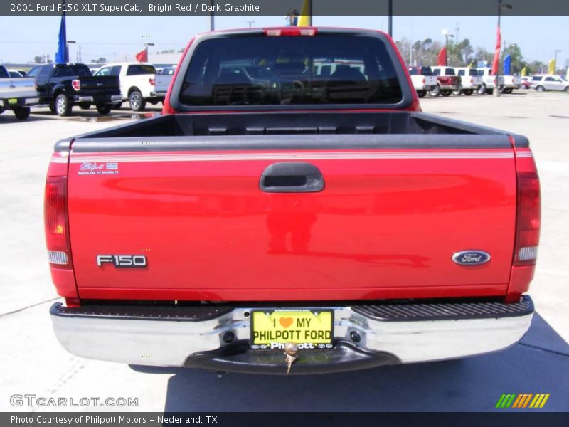 Bright Red / Dark Graphite 2001 Ford F150 XLT SuperCab