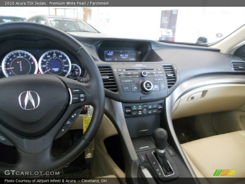 Premium White Pearl / Parchment 2010 Acura TSX Sedan