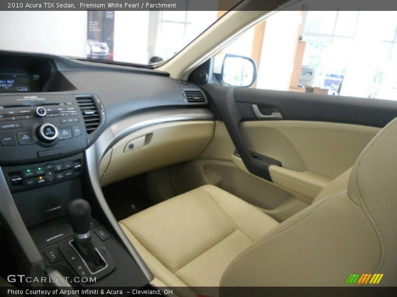 Premium White Pearl / Parchment 2010 Acura TSX Sedan